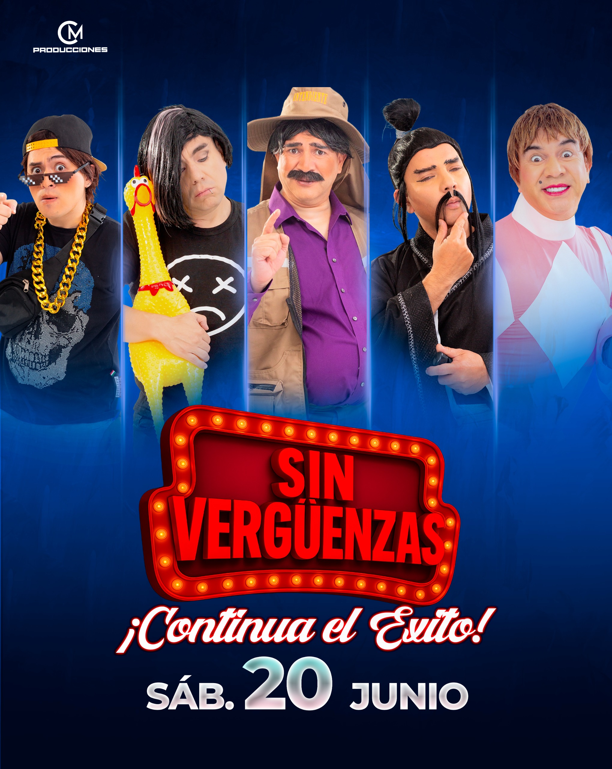 Cartel de SIN VERGUENZAS MORE HUMOR