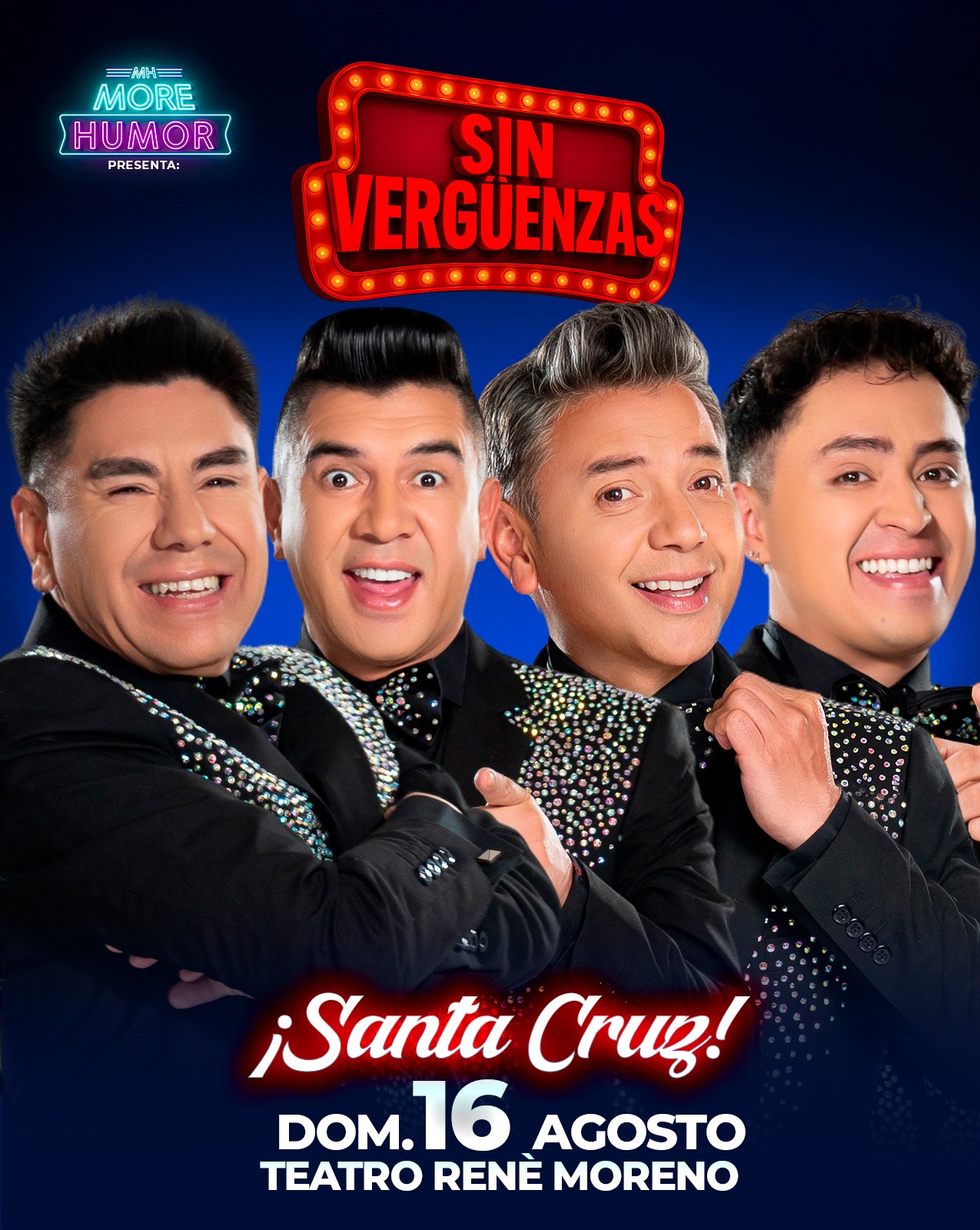 Cartel de SIN VERGUENZAS MORE HUMOR